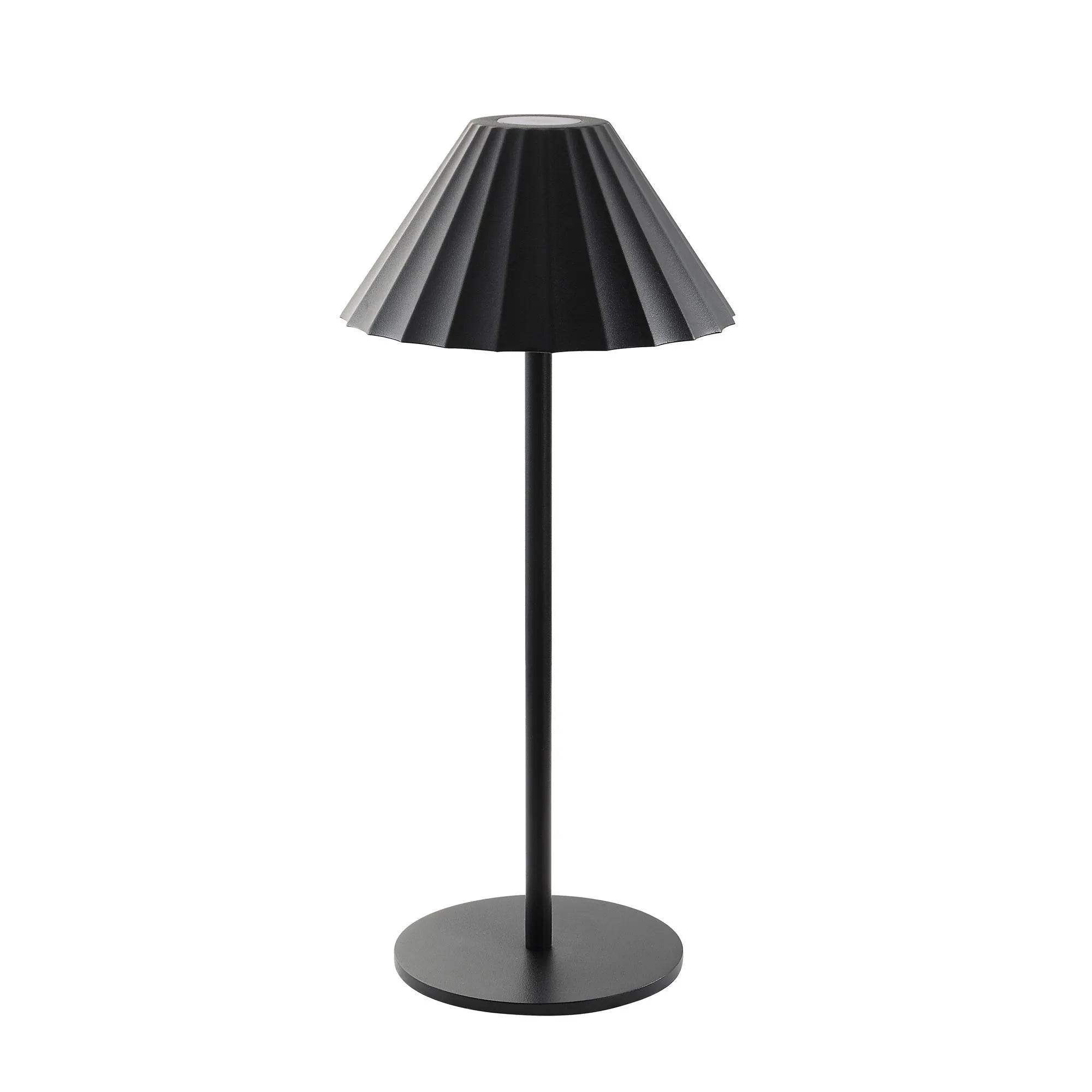 Black Metal Touch Table Lamp