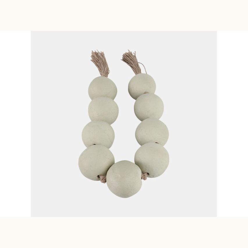 Sage Green Large Bead Garland
