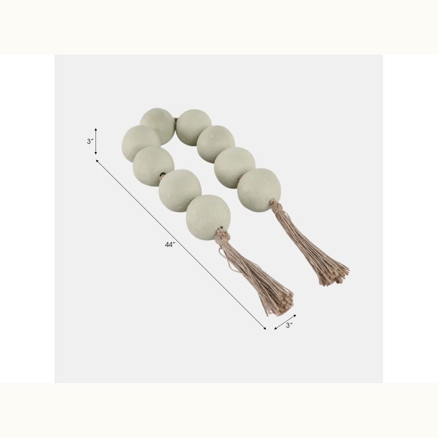 Sage Green Large Bead Garland