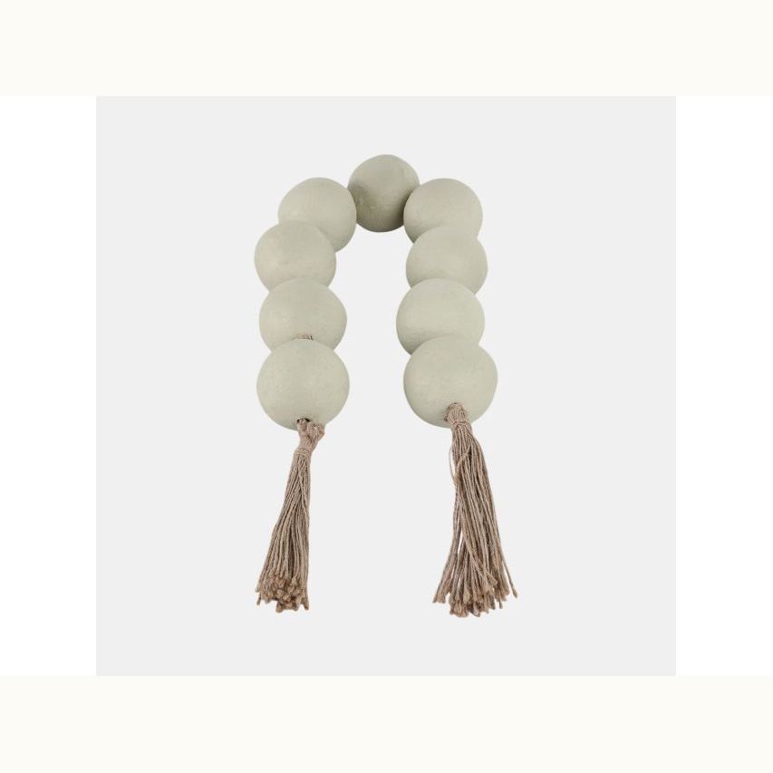 Sage Green Large Bead Garland