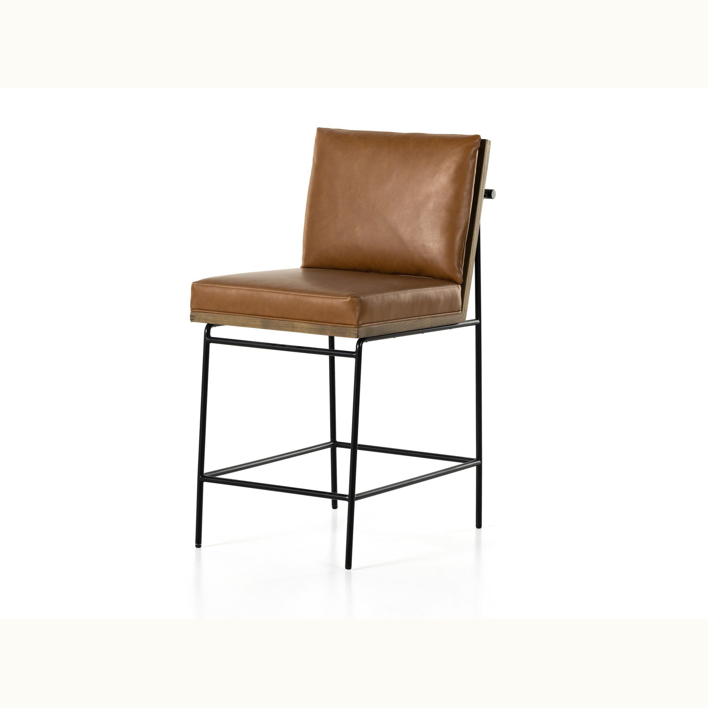 Iron Frame Stool with Pull Detail