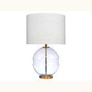 Round Glass Table Lamp