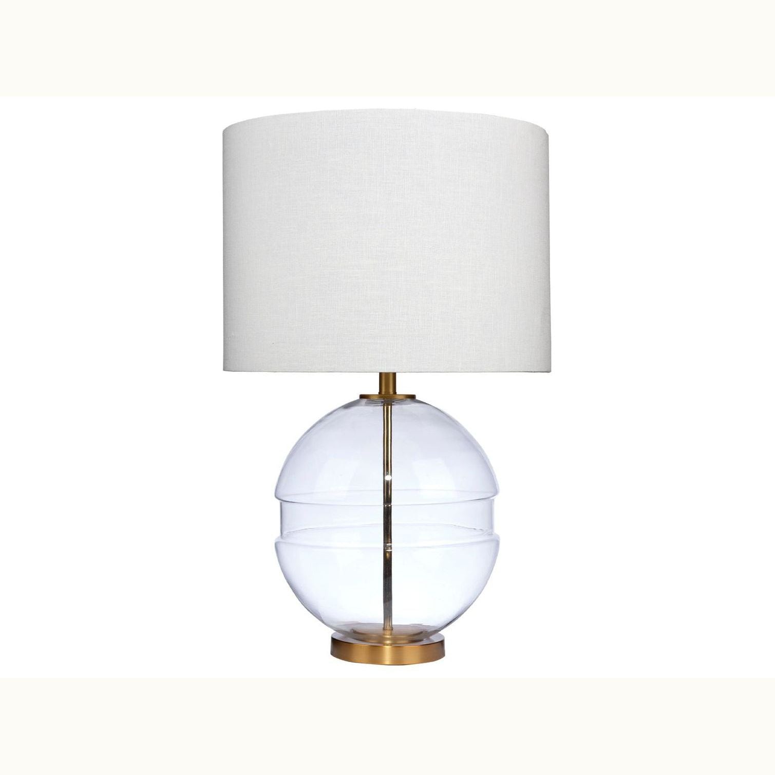 Round Glass Table Lamp
