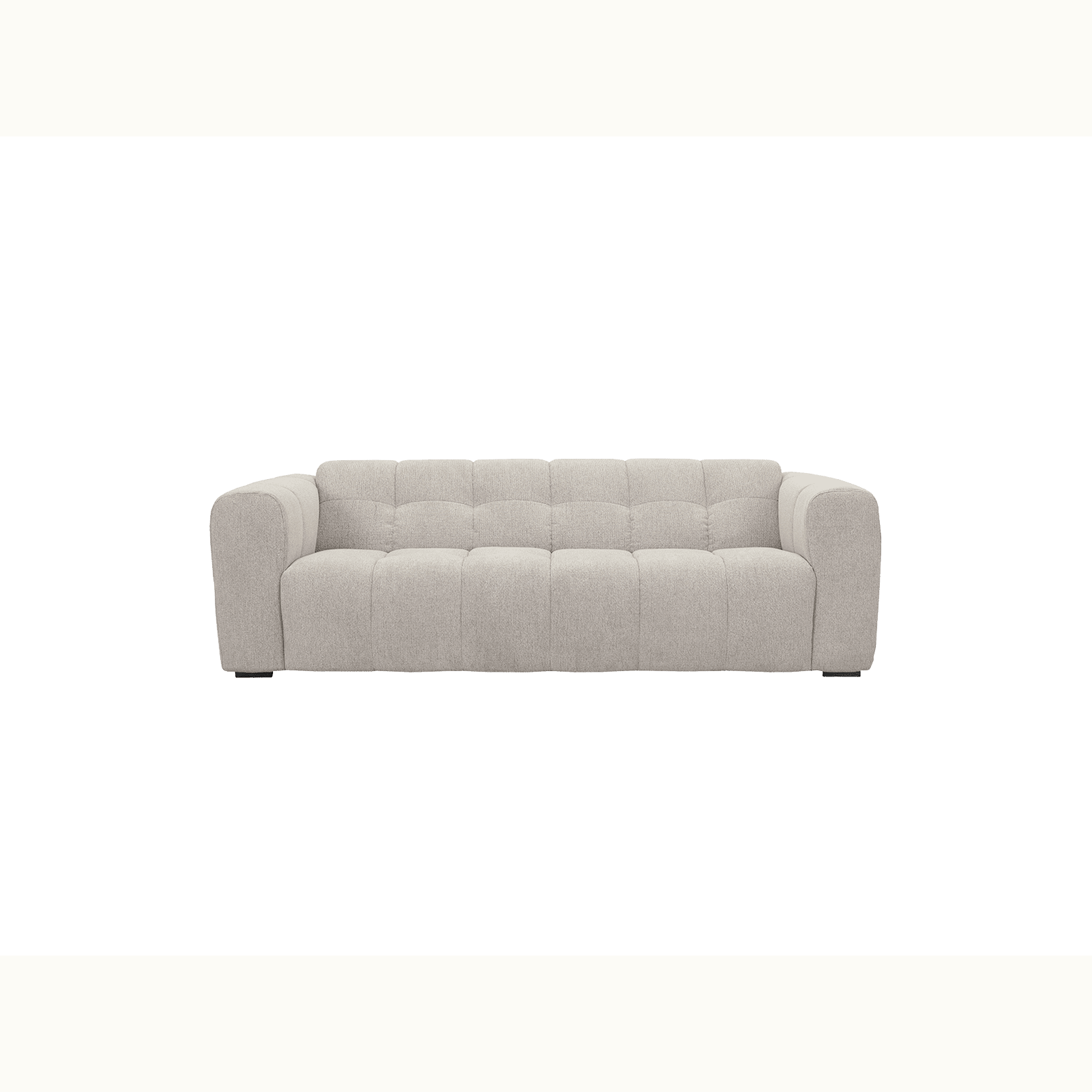 90.5" Steel Grey Sofa