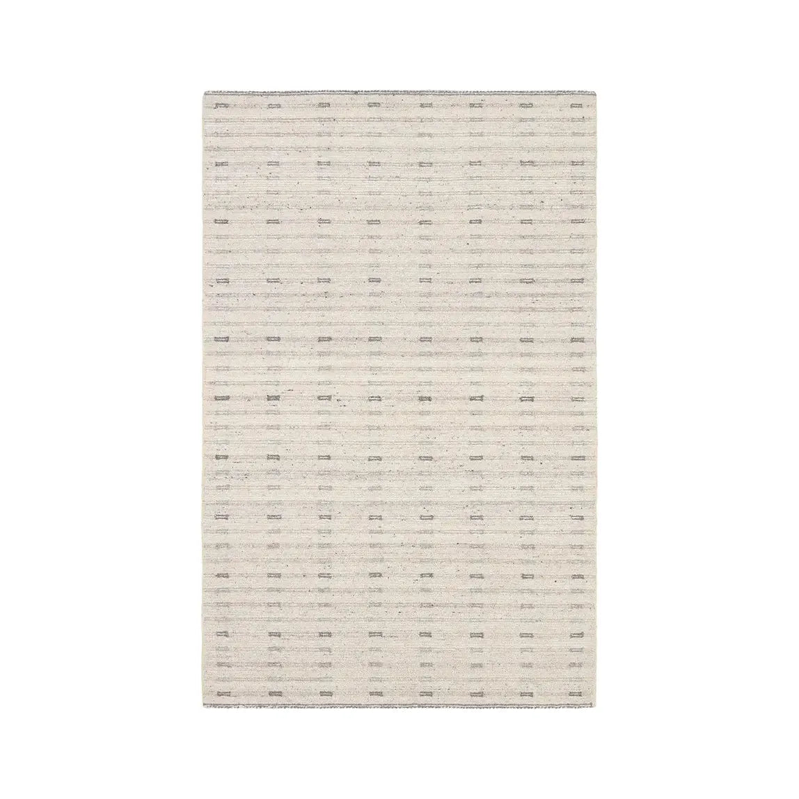 9' x 12' Ivory Wool Area Rug