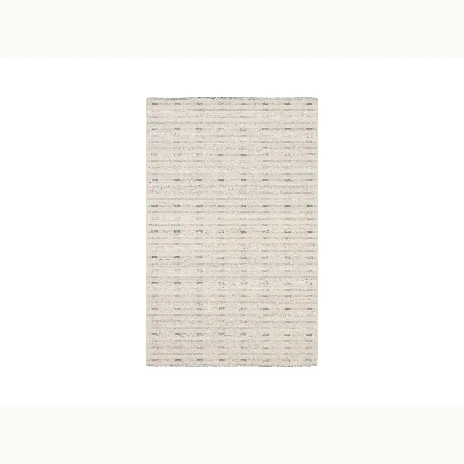 9' x 12' Ivory Wool Area Rug