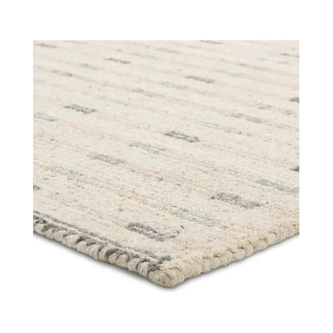 9' x 12' Ivory Wool Area Rug
