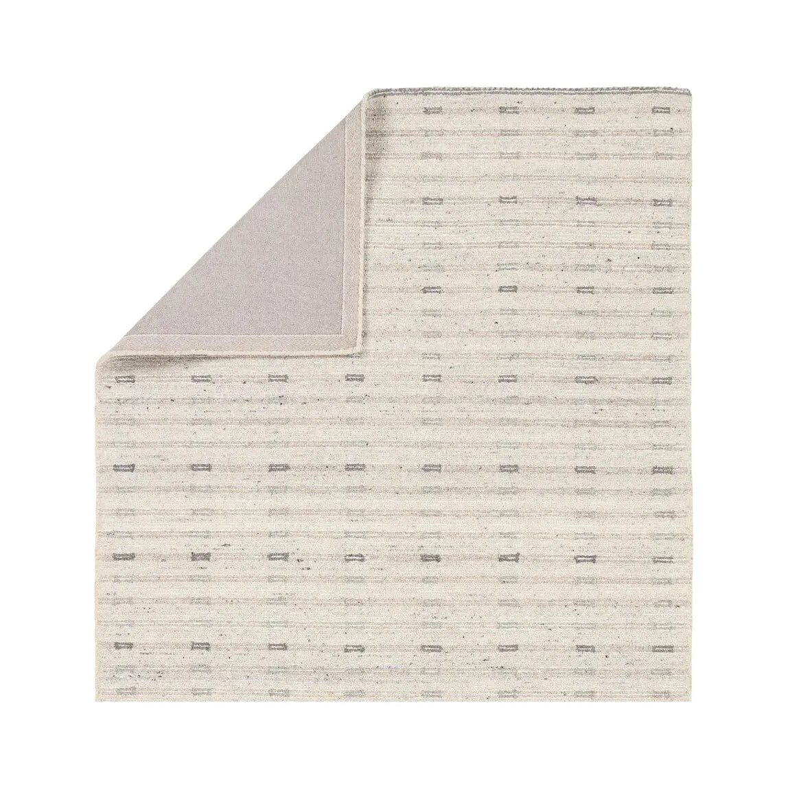 9' x 12' Ivory Wool Area Rug