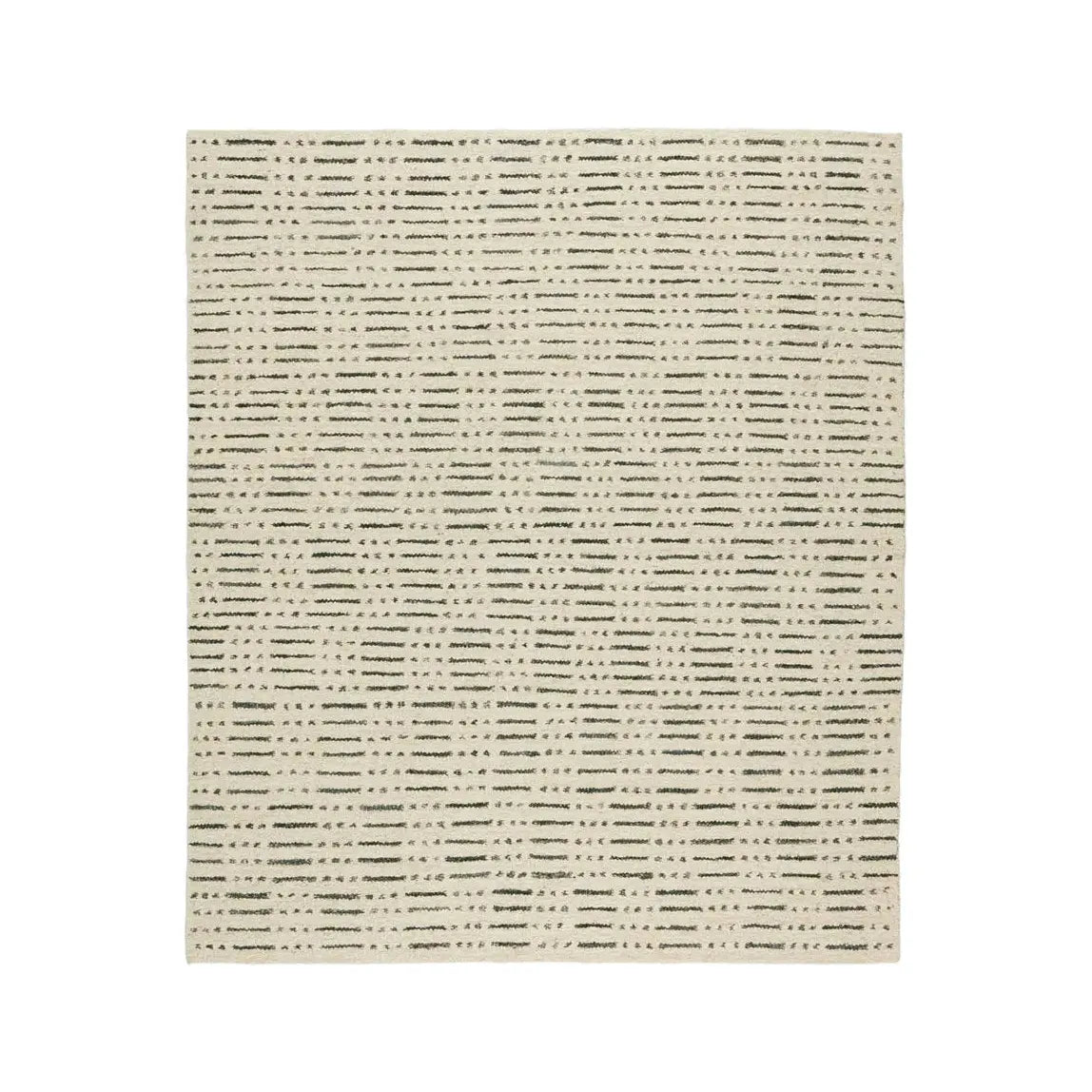 9' x 12' Ivory Wool Rug