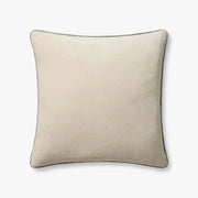 22" Ivory Velvet Down Pillow