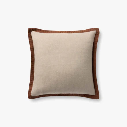 18" Natural / Brown Down PIllow
