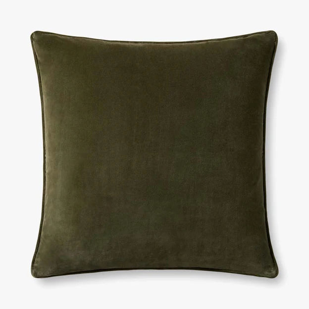 18" Lydia Green Down Pillow