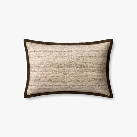 16 X 26 Brown/Ivory Heathered Down Pillow