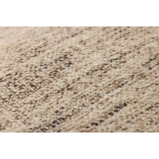 22" Brown/Ivory Heathered Down Pillow