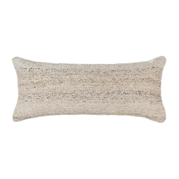 36" x 16" Natural Textured Lumbar Pillow