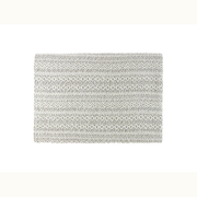 Diamond Weave Cream Throw Blanket