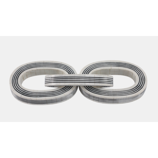 3 Link Stripped Resin Chain