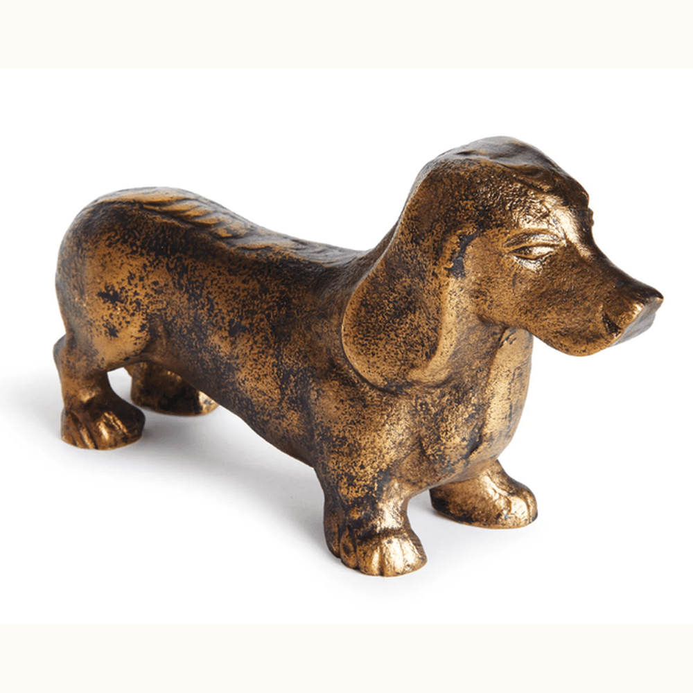Metal Dachshund Sculpture