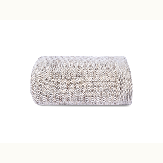 Knitted Ripple Throw Blanket