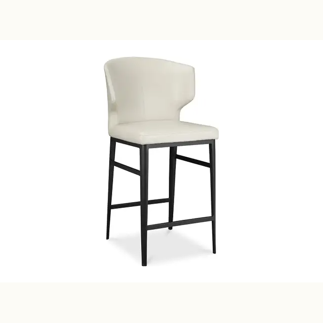 Faux Leather Counter Stool