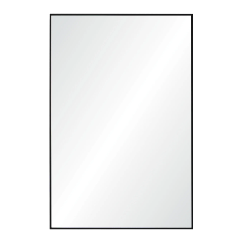 30" x 45" Black Framed Mirror