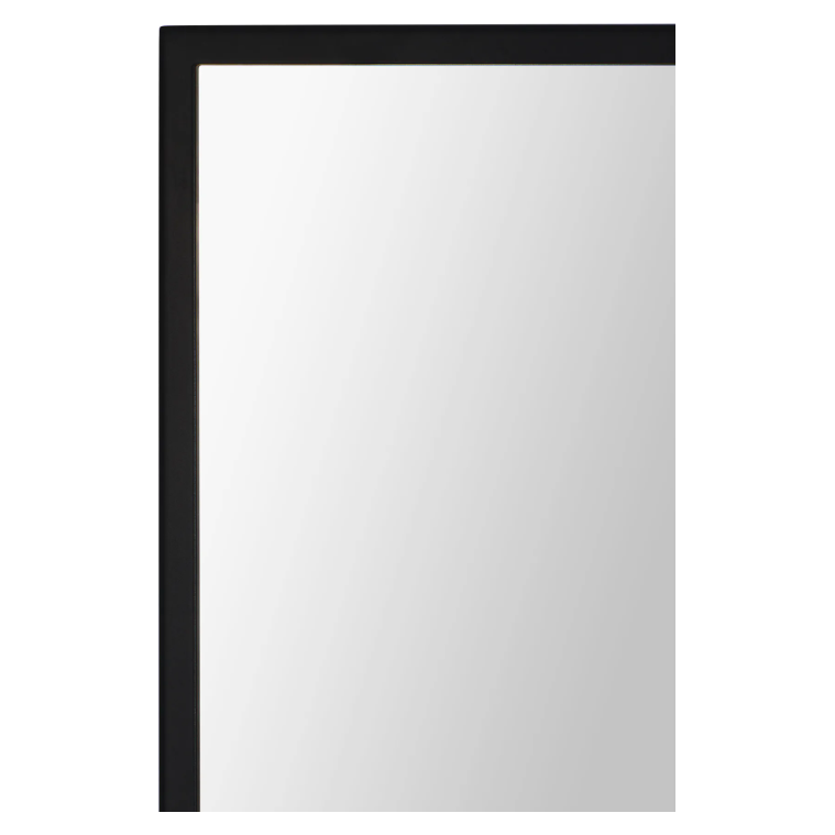 30" x 45" Black Framed Mirror