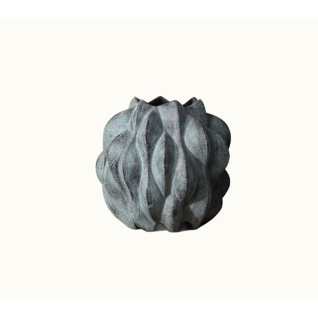 Bronze Ceramic Bubble Vase Large