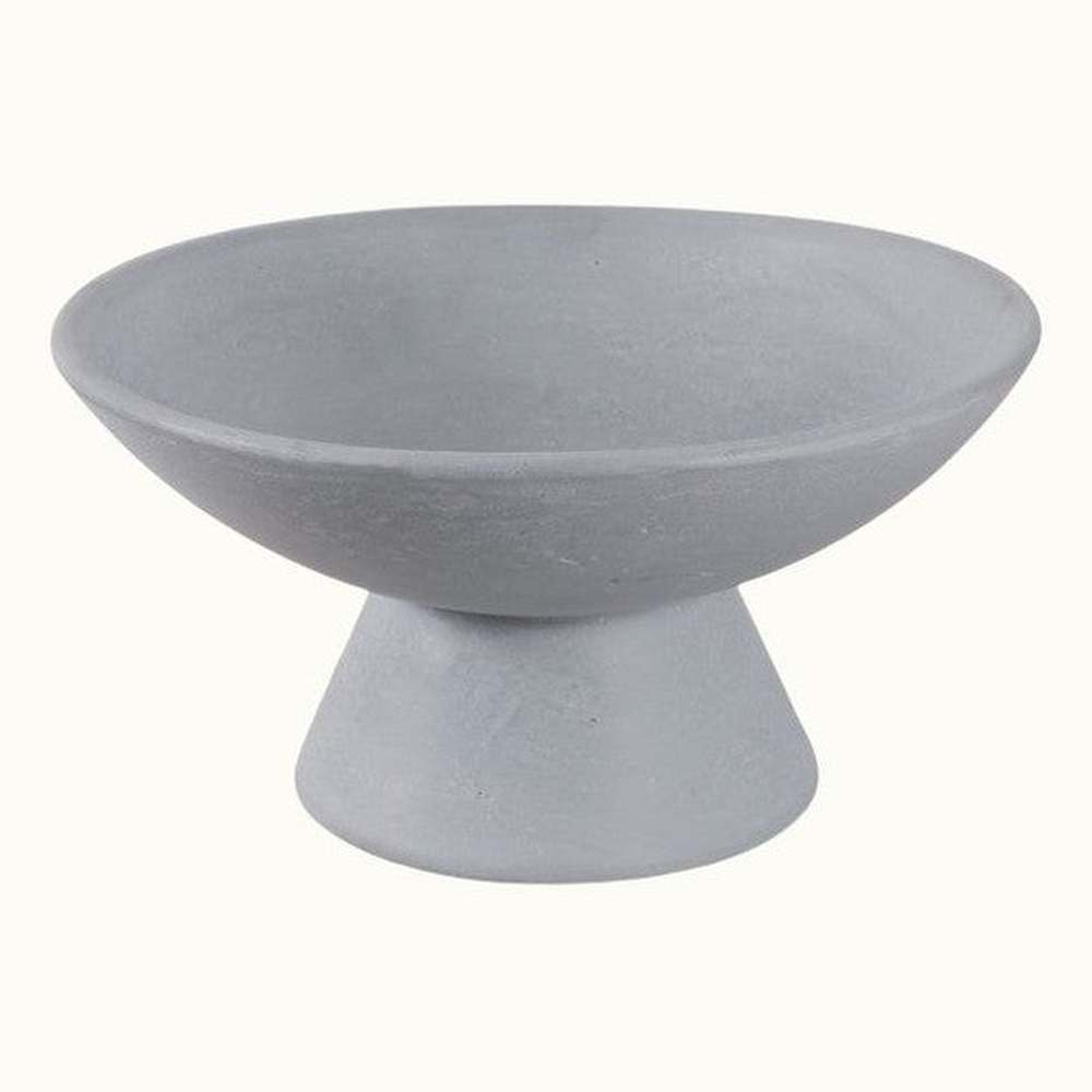 Blue Terracotta Pedestal Bowl