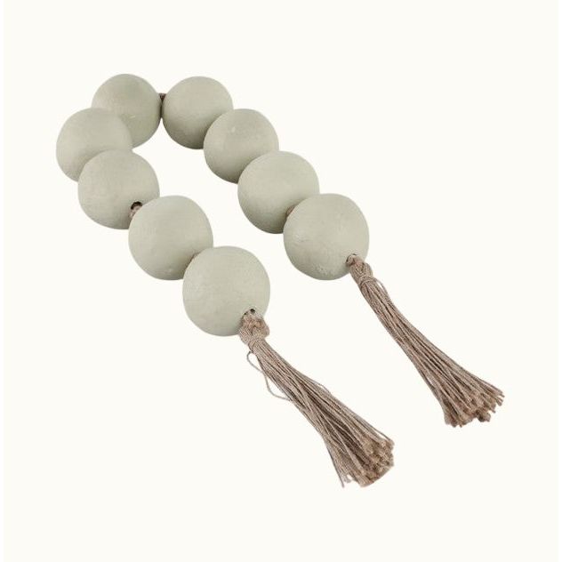 Sage Green Large Bead Garland