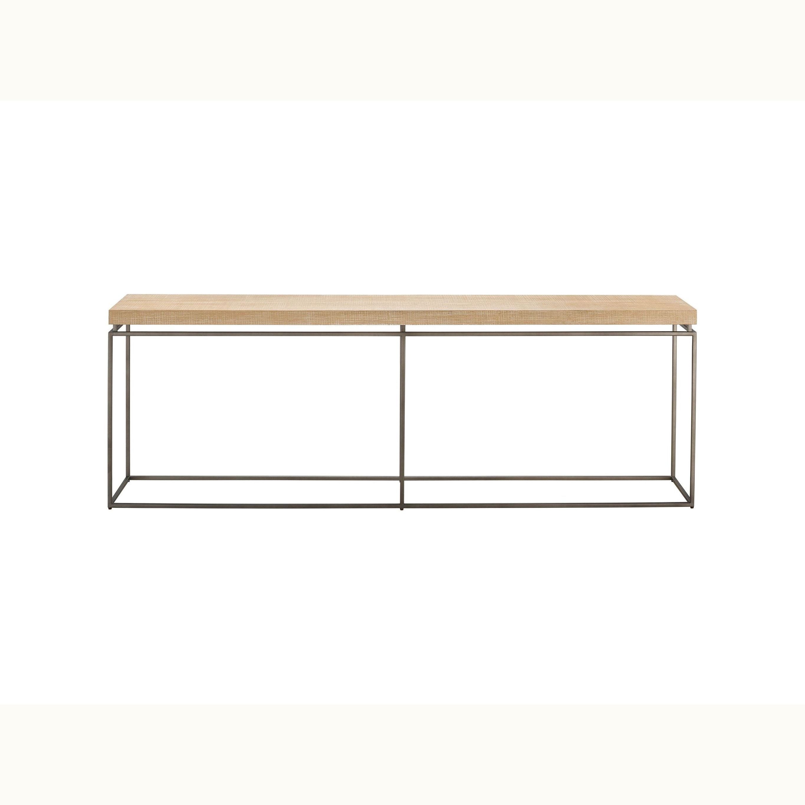 80" Rustic Natural Oak Console