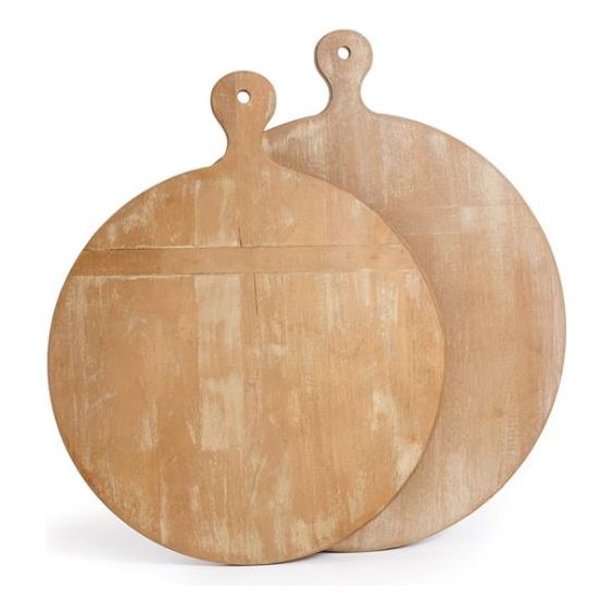 Antique Round Cutting Board Set