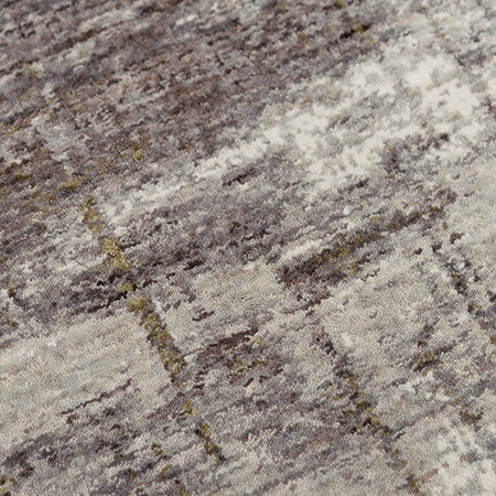 9' x 12' Gray and Ivory Rug