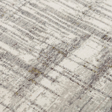 9' x 12' Gray and Ivory Rug