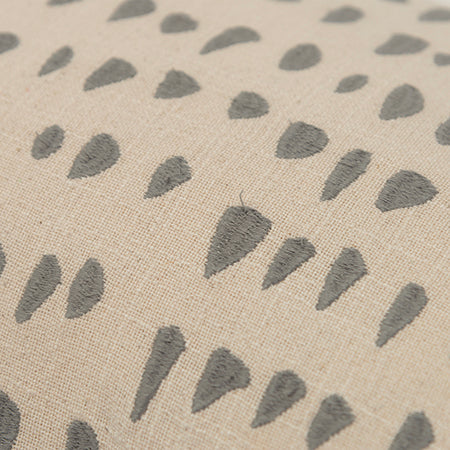 14"x 26" Natural & Grey Lumbar Pillow