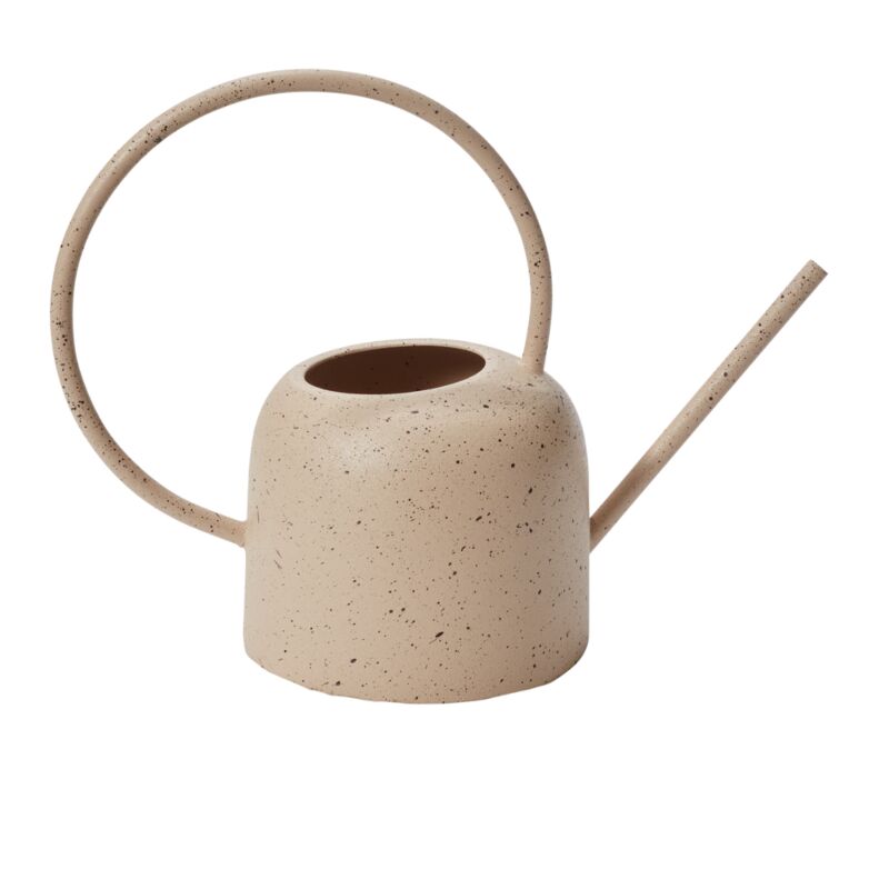 Tan Metal Chic Watering Can