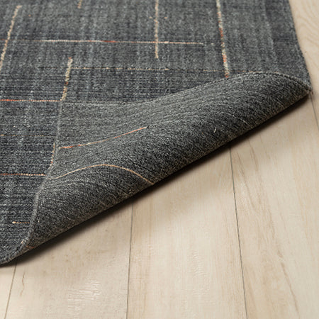 9'6" x 13'6" Charcoal Gray Rug