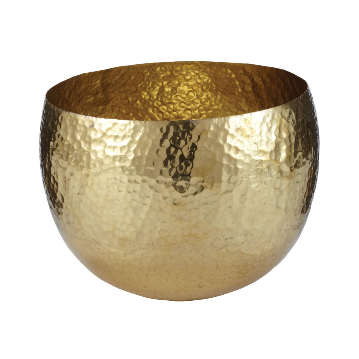 Small Hammered Brass Bowl in Gold - Mix Home Mercantile