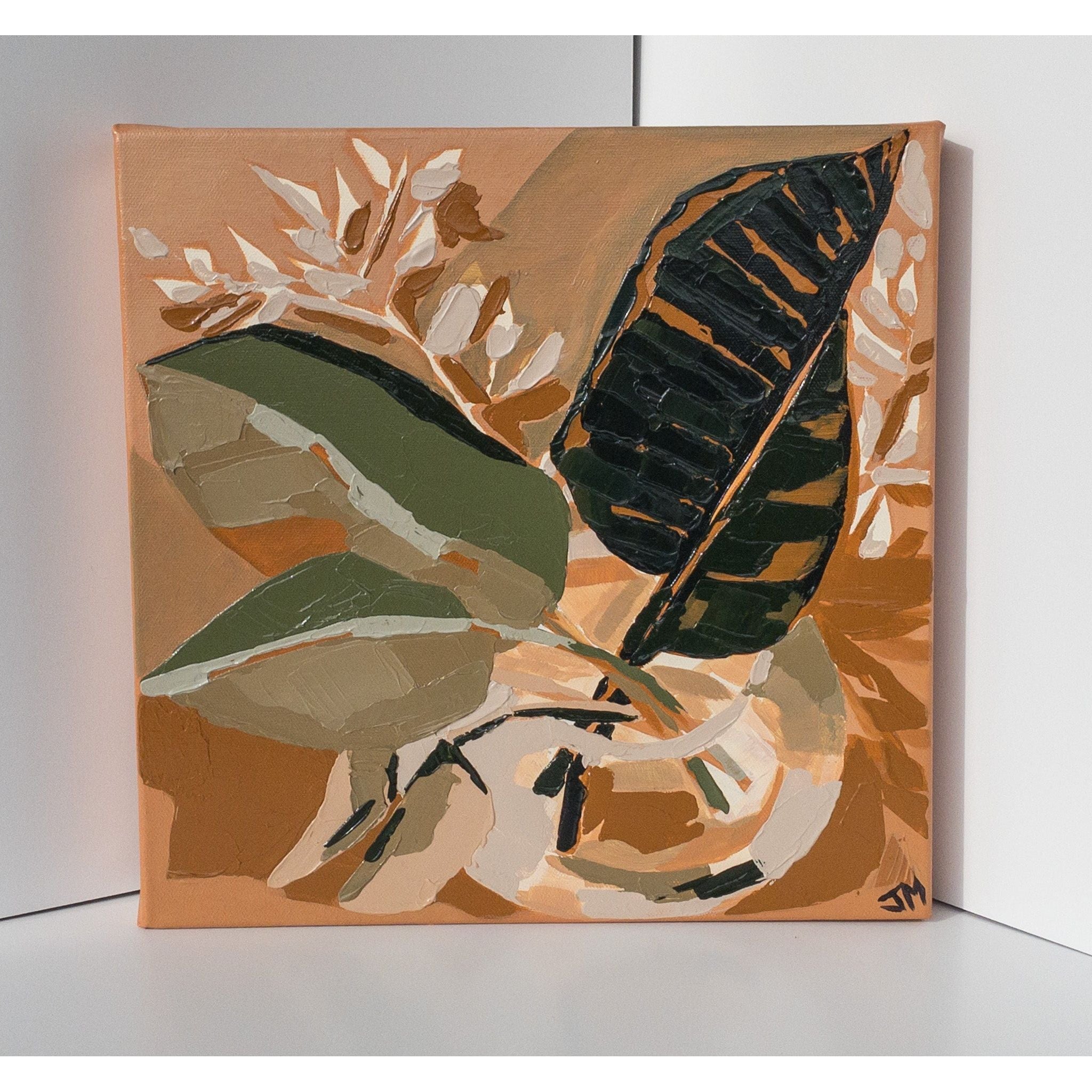 12"x12" Julie Mason Floral on Canvas III - Mix Home Mercantile