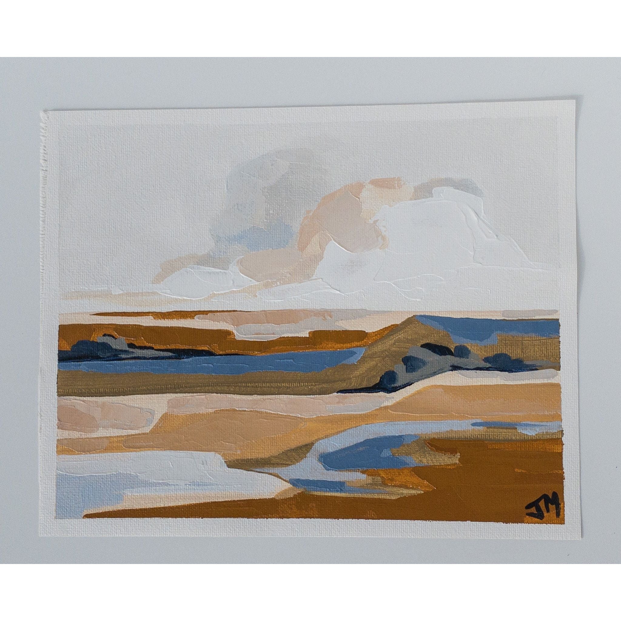 8"x10" Julie Mason Landscape on Canvas Paper I - Mix Home Mercantile