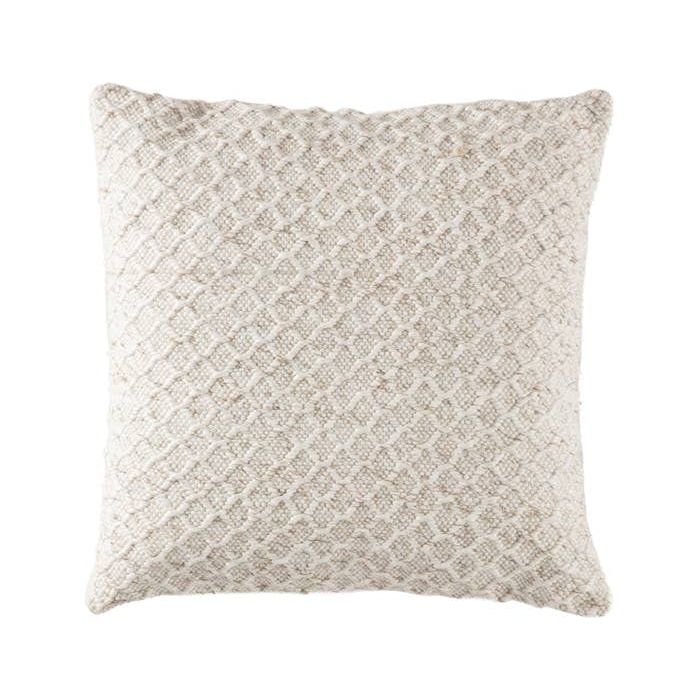 32" Knitted Gray Wool Pillow - Mix Home Mercantile