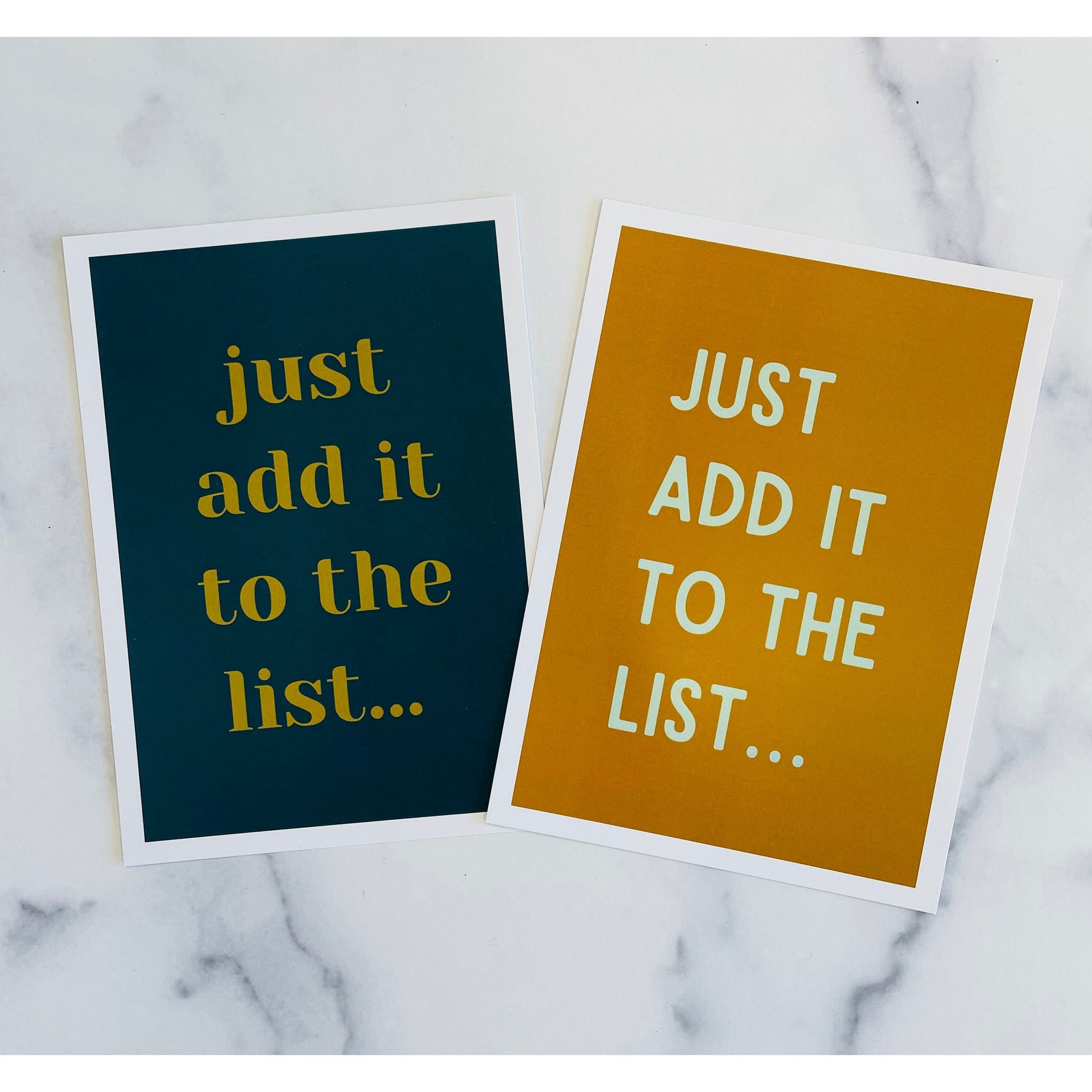 5x7" Funny Life Postcard Prints - Mix Home Mercantile