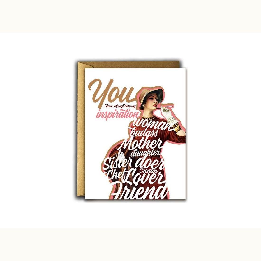 Inspiration Girl Greeting Card - Mix Home Mercantile