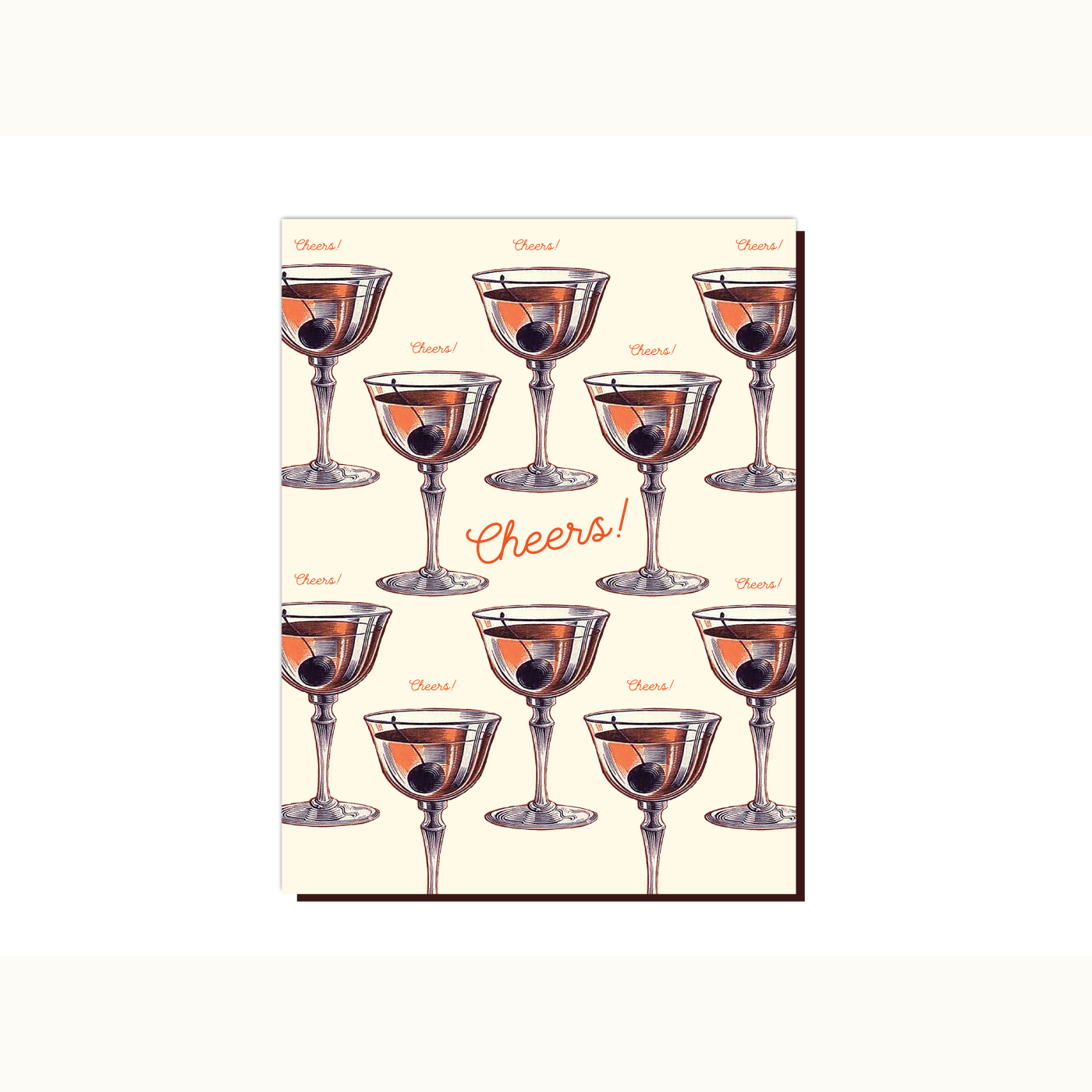 Cheers Manhattan Card - Mix Home Mercantile