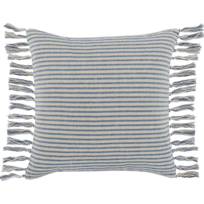 20X20 Blue/Natural Pillow - Mix Home Mercantile