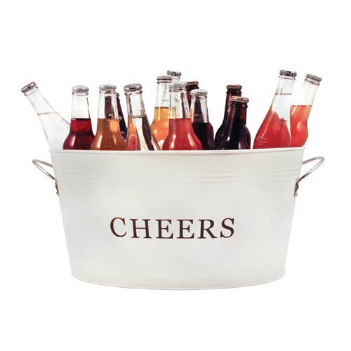 Rustic Farmhouse Cheers Tub - Mix Home Mercantile