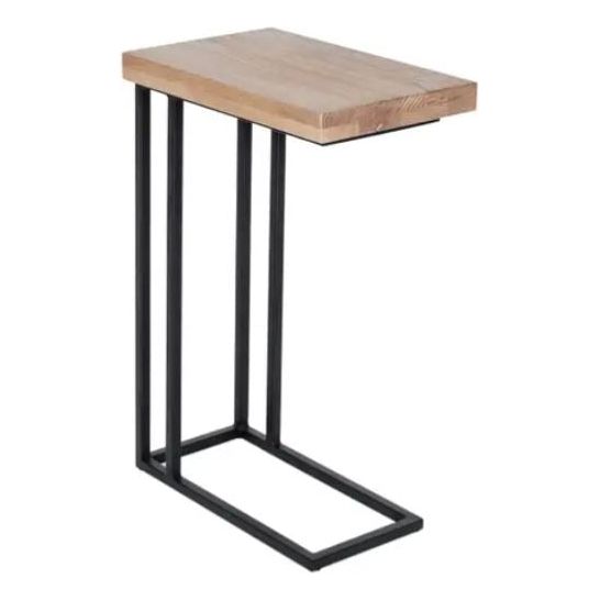 Oak & Metal Drink Table