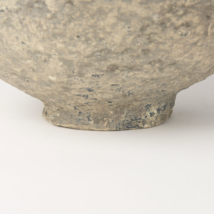 Gray Paper Mache Bowl