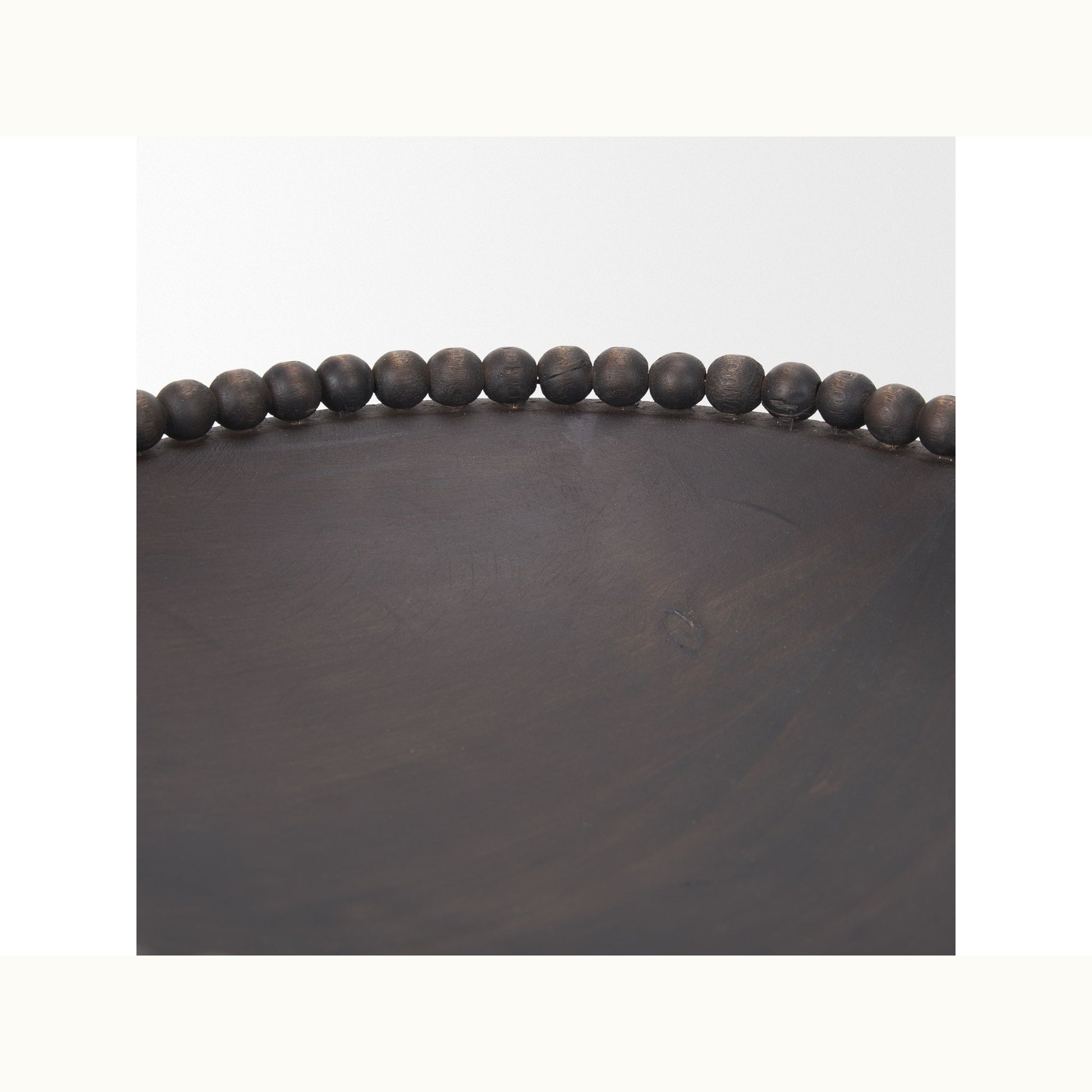 Dark Brown Wood Bowl