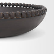 Dark Brown Wood Bowl