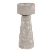 10" Tapered Concrete Candle Holder